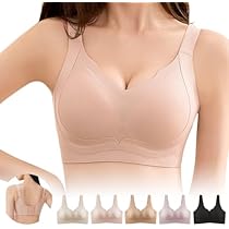 Amazon | [veimia] ノンワイヤーブラ 垂れ防止補正 シームレス 胸垂れ